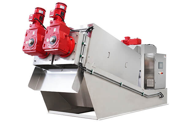 Screw Press Sludge Dewatering Machine