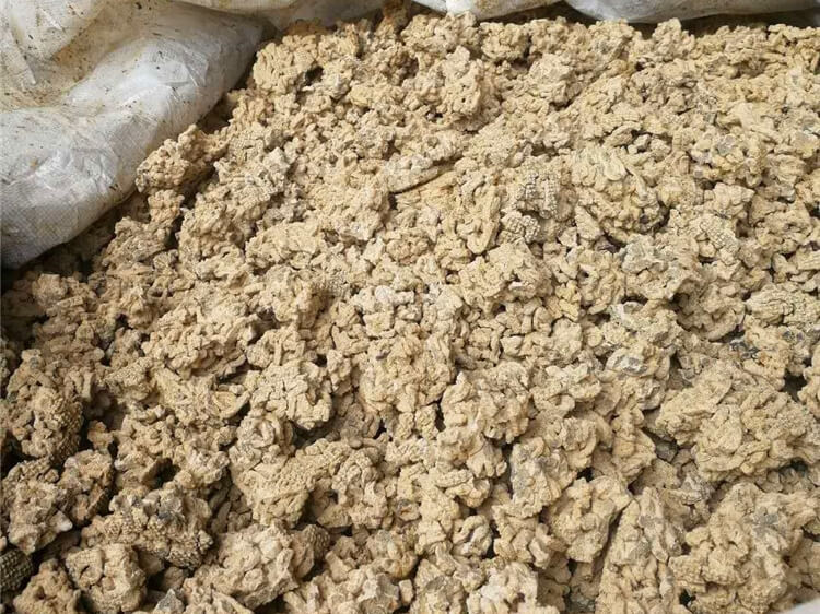 Chemical sludge containing resin