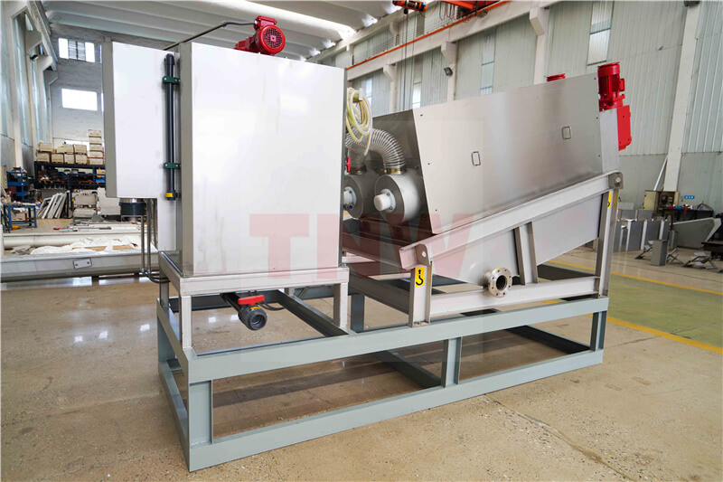 What are the technical parameters of screw sludge dewatering?