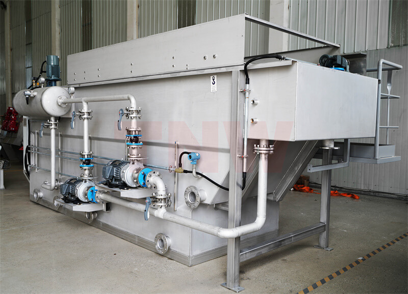 Installation and commissioning of dissolved air flotation